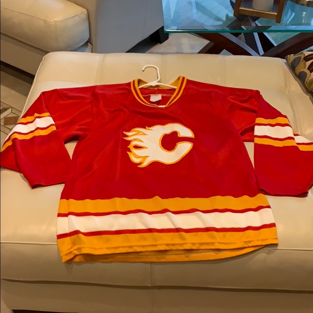 CCM Vintage Calgary Flames Hockey Jersey